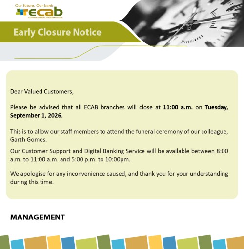 Early Closure Sept 26